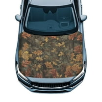 Uorisanigo Car Hood Cover Fashion Camo Hunting Forest Hood Covers for Cars Removable Stretch Hoods Wrap Blanket Automotive Accessories Suitable for Cars Outdoor Decoration