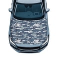 thumbnail image 1 of Uorisanigo Car Hood Cover Hood Cover Weatherproof Decorations Universal Automotive Accessories Suitable for Most Sedans SUV Trucks, Sunproof Blue Camouflage Print Car Bonnet, 1 of 7