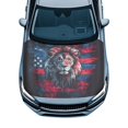 thumbnail image 1 of Uorisanigo Car Hood Cover Portable Lion American Flag Hood Covers for Cars Heat-Resistant Car Hoods Cover Protection for Most Automotive Sedans Trucks Pickup SUVs, Auto Accessories, 1 of 7