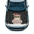 thumbnail image 1 of Uorisanigo Car Hood Cover Protection Stretchable Polyester Merry Christmas Cat Car Hood Wrap Blankets Heat-Resistant Hoods Cover for Cars, Trucks, SUV, or Van Decorations, 1 of 7