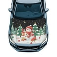 thumbnail image 1 of Uorisanigo Car Hood Cover Protector Women Men Automotive Exterior Accessories Cute Christmas Snowman Car Hood Cover for Auto Cars Truck Van SUV Easy Installation Personalized Covers, 1 of 7