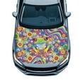 thumbnail image 1 of Uorisanigo Car Hood Cover Stretch Car Hood Cover Protectors, Washable Hippie Floral Frog Auto Bonnet Banner Easy Installion Suitable for Cars Hoods Decoration and Protection, 1 of 7