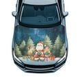 thumbnail image 1 of Uorisanigo Car Hood Cover Waterproof Sunproof Car Hood Wrap Blankets Stretchable Polyester Santa Claus Print Cars Hoods Cover for Trucks, Cars, SUV, or Van Decorations, 1 of 7