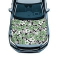 thumbnail image 1 of Uorisanigo Car Hood Cover Windproof Polyester Hawaiian Hibiscus Green Auto Hood Waterproof Car Hoods Cover Protection for Most SUVs Sedans Trucks Pickups, 1 of 7