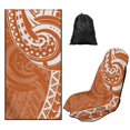 thumbnail image 1 of Uorisanigo Car Seat Cover Protector Easy to Install Polynesian Tattoo Bucket Towel Seat Covers Universal Fit for Most Cars Women Men Auto Accessories Protectors Decor, 1 of 8