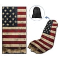 thumbnail image 1 of Uorisanigo Car Seat Cover Protector Easy to Install Sweat-Absorbent Retro American Flag Bucket Towel Seat Covers Universal Fit Most Cars Auto Accessories Protectors Decor, 1 of 7