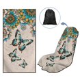 thumbnail image 1 of Uorisanigo Car Seat Cover Protector Front Seats Only for Gym Workout Beach Hiking Mandala Butterfly Seat Towel Covers Universal Fit Most Cars Auto Accessories Protectors Decor, 1 of 8