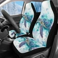 thumbnail image 1 of Uorisanigo Car Seat Covers, 2-Pack Easy Installation Blue Sea Turtle Front Seat Covers Comfort and Protection Seats Cushion for Most Cars, Auto Interior Accessories, 1 of 7