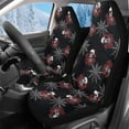 thumbnail image 1 of Uorisanigo Car Seat Covers, 2 Pcs Universal Sideless Spider Web Skull Front Seat Covers, Washable Automotive Seats Cover for Most Cars Trucks SUV, Easy Installation, 1 of 7