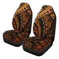thumbnail image 1 of Uorisanigo Car Seat Covers, Car Cushion Covers 2 Front Seats, Auto Accessories Decor, Universal Soft Blanket Cloth Polynesian Floral Tattoo Seat Cover Fit for Most Automotive Truck SUV, 1 of 7