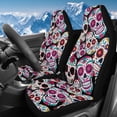 thumbnail image 1 of Uorisanigo Car Seat Covers, Car Cushion Covers 2 Front Seats, Auto Accessories Decor, Universal Soft Blanket Cloth Sugar Skull Print Seat Cover Fit for Most Automotive Truck SUV, 1 of 4