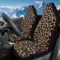 thumbnail image 1 of Uorisanigo Car Seat Covers Cheetah Leopard Print High Back Automotive Seat Covers 2 Front Seats Soft and Comfortable Full Wrapping Edge Seats Cover Universal for SUVs Trucks Van Sedans, 1 of 7
