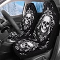 thumbnail image 1 of Uorisanigo Car Seat Covers, Ethnic Skull High Back Seat Covers, 2pcs Aoto Seats Cover Front Seats for Cars, Trucks, Van, SUV, Not Airbag Compatible, Easy to Install, 1 of 7