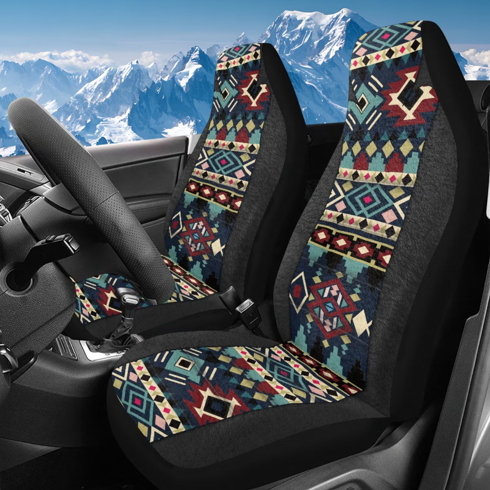 Uorisanigo Car Seat Covers for Front Seat, Auto Interior High Back ...