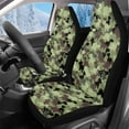 thumbnail image 1 of Uorisanigo Car Seat Covers, Front Seat Covers for Cars 2pcs, Soft Green Camo Dinosaur Print Driver Seats Cover Protection Universal Fit for Sedan SUV Pick-up Truck Van, 1 of 7