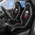 thumbnail image 1 of Uorisanigo Car Seat Covers for Front Seat, Soft Comfy Skull Red Rose Vehicle High Back Seats Protection Covers, Seats Cover Fits for Most Cars, Trucks, SUVs, Vans, Set of 2, 1 of 7