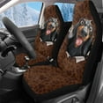 thumbnail image 1 of Uorisanigo Car Seat Covers, Front Seats Cover 2PCS, Premium Dachshund Dog Paw Print Automotive Bucket Seat Covers Accessories Fit for Most SUV Trucks Seats Protection, 1 of 7