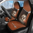 thumbnail image 1 of Uorisanigo Car Seat Covers Front Seats Only, Auto Accessories Decoration, 2pcs Kawaii Sloth Print Car Seat Covers for SUV, Seats Interior Cover for Trucks, Easy to Install, 1 of 7