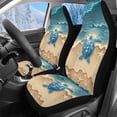 thumbnail image 1 of Uorisanigo Car Seat Covers Front Seats Only Set of 2 Beach Turtle High Back Bucket Seat Cover Universal Fit for Cars Trucks and SUVs, Automotive Accessories Decor, 1 of 7