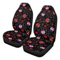 thumbnail image 1 of Uorisanigo Car Seat Covers Front Set 2 Packs, Washable Plush Cute Ladybug Seat Covers, Universal Fit Interior Cover for Most Vehicles, Auto Accessories, 1 of 7