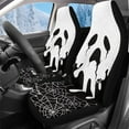 thumbnail image 1 of Uorisanigo Car Seat Covers, Soft Comfort Halloween Cobweb High Back Seat Covers Fit for Most Cars, Full Coverage Auto Seats Cushion Protection, Auto Interior Accessories, 1 of 7