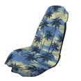 thumbnail image 1 of Uorisanigo Car Seat Towel Cover Protector Sweat Proof Portable Summer Coconut Tree Front Seat Protector Car Accessories Sweat Towel Bucket Seat Covers Universal for Auto Truck Van SUV, 1 of 8