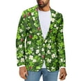 thumbnail image 1 of Uorisanigo Casual Suit Jacket for Men Size S Breathable Blazer Suit Jacket Long Sleeve Sport Coat Blazer Casual Sports Jackets Mens St Patrick Day Outfits, Saint Shamrock, 1 of 6