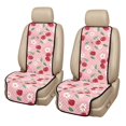 thumbnail image 1 of Uorisanigo Cherry Floral Car Seat Cushion Quilted Front Automotive Seat Cover 2‑Pack Breathable Non‑Slip Car Seat Protector Car Accessories Auto Seat Pads for Leather and Fabric Vehicle Seats, 1 of 7