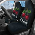 thumbnail image 1 of Uorisanigo Cherry Print Car Seat Covers Front Seats Only Set of 2, Soft Comfy Vehicle Seat Protection Covers, Stylish Car Accessories for Women, 1 of 7