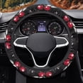 thumbnail image 1 of Uorisanigo Cherry Warm Steering Wheel Cover for Winter Fashion 15 Inch Car Steering Wheel Cover for Women Non Slip Car Steering Wheel Protector for SUV Sedan Vehicle Gift for Birthday, 1 of 8