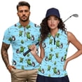 thumbnail image 1 of Uorisanigo Cucumber Golf Matching Couple Outfits Mens Golf Shirts Size XL 1/4 Zip Short Sleeve Workout Tops and Womens Golf Clothes Quick-Dry Racerback Athletic Tank Tops, 1 of 8