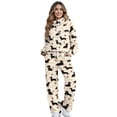 thumbnail image 1 of Uorisanigo Cute Dachshund Two Piece Sets for Women Lounge Sets Mock Neck Tops Wide Leg Pants Vacation Travel Airport Outfits Fall Outfits Plus Size Drawstring Lounge Wear Jogger Set, 1 of 8