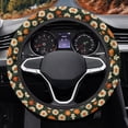 thumbnail image 1 of Uorisanigo Daisy Pattern 15 Inch Car Steering Wheel Protector Stylish Car Steering Wheel Cover with Elastic Edge Unique Fuzzy Steering Wheel Cover for Most Vehicle Car Accessories Gift for Sister, 1 of 8