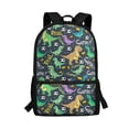 thumbnail image 1 of Uorisanigo Dinosaur Football Kids Backpack School for Preschool Kindergarten Elementary Girls Boys 17 inch Casual Laptop Bag Bookbag Fashion Accessory Multifunctional Large Capacity, 1 of 6