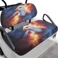 thumbnail image 1 of Uorisanigo Eagle American Flag Golf Cart Seat Cover Polyester Dress UP Older Golf Cart Vinyl Seat Anti-Hot Golf Cart Front Seat Cover Cool in Summer and Warm in Winter, 1 of 7