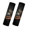 thumbnail image 1 of Uorisanigo Eagle American Flag Seat Belt Sets Covers Flannel 2-Pack Universal Car Seat Belt Pads Cover Comfortable Driving Car Seat Strap Pads Compatible with Most Cars, 1 of 7