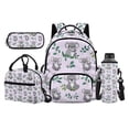 thumbnail image 1 of Uorisanigo Floral Koala School Backpack for Kids Boys 4 Pieces Bookbag Rucksack with Water Bottle Holder Bag + Lunch Box + Pencil Holder for Youth Primary School Students, 1 of 7