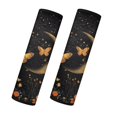 thumbnail image 1 of Uorisanigo Galaxy Butterfly Moon Seatbelt Covers Flannel 2-Pack Universal Car Seat Belt Pads Cover Car Accessories Decoration Accessory Shoulder Strap Pads Compatible with Most Cars, 1 of 7
