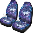 thumbnail image 1 of Uorisanigo Galaxy Wolf Automobile Seat Cover, Universal Seat Covers for Front Seat Waterproof Elastic Polyester Car Seat Protector Covers Suitable for Cars, SUV and Trucks, 1 of 7