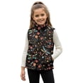 thumbnail image 1 of Uorisanigo Girls Boys Fleece Vest Kids Full-Zip Jacket Fashion Fall Winter Clothes Puffy Sleeveless Floral Dragonfly Jackets Vests Casual Lightweight Warm Outwear 2-12 Years, 1 of 7