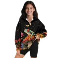 thumbnail image 1 of Uorisanigo Girls Sweatshirts Fashion Quarter-Zip Pullover Jacket Oversized Aesthetic Hippie Frog Long Sleeve Pullover Tops Cropped Hoodies for Vacation Shopping Exercise Wear, 1 of 7