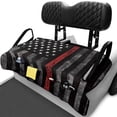 thumbnail image 1 of Uorisanigo Golf Cart Seat Blanket Covers, Anti-Slip American Firefighter Flag Seat Towel with 4 Front Pockets Universal Golf Cart Seat Cushion Covers for EZGO TXT RXV/Club Car DS Precedent, 1 of 7