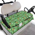 thumbnail image 1 of Uorisanigo Golf Cart Seat Cover Soft Funny Sausage Golf Green Golf Cart Seat Towel Blanket with 4 Storage Pockets Seat Protector for Yamaha, EZGO, Club Cars, Icon and More 2-Seats Cart, 1 of 7