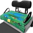 thumbnail image 1 of Uorisanigo Golf Cart Seat Cover Towel Blanket for EZGO, Club Car and More 2-Seat Carts Keeps Seats Clean Comfortable Golf Bound Print Golf Cart Seat Cushion Covers 52.36"x 32.28", 1 of 7