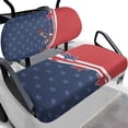 thumbnail image 1 of Uorisanigo Golf Cart Seat Covers Breathable Split American Flag Bald Eagle Backres Front Seat Cover 2 Packs Set Universal Fit Club Car, Car Decor Accessories, 1 of 7