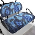 thumbnail image 1 of Uorisanigo Golf Cart Seat Covers Kit Colorful Sea Turtle Golf Cart Cushion Cover Anti-Hot Backrest and Seat Covers Universal Fit for EZGO RXV, Club Car DS, EZGO TXT, 1 of 7