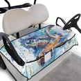 thumbnail image 1 of Uorisanigo Golf Cart Seat Covers Sea Turtle Print EZGO Club Car Seat Towel Blanket with 4 Front Pockets & Non Slip Seat Cushion Covers Universal Fit for 2 Person Golf Cart, 1 of 7