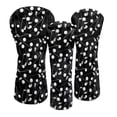 thumbnail image 1 of Uorisanigo Golf Print Golf Club Head Cover for Drivers, Fairway Woods and Hybrids, Headcover Set of 3, PU Leather Headcovers for Club Protective, Keep Clubs Dry and Clean, Wrinkle-Resistant, 1 of 7
