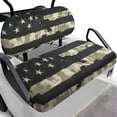thumbnail image 1 of Uorisanigo Golf Seat Cushion for Cart Soft Seat Cushion Front Sets Camouflage American Flag Breathable Ezgo Golf Cart Seat Cushions for Club Car Dress UP Older Golf Cart Vinyl Seat, 1 of 7