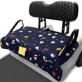 thumbnail image 1 of Uorisanigo Golf Style Golf Cart Seat Covers Breathable Seat Protector with 4 Pockets , Fits for EZGO TXT RXV/Club Car DS Precedent Accessories Gift for Men Women Golfer, 1 of 7